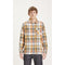 Kenntnisgecotton Bekleidung Larch regelmäßiges Fit Big Checked Shirt